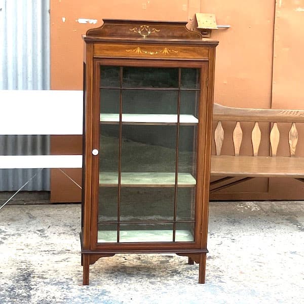 関西限定　送料別　アンティーク　キュリオケース　飾り棚　イギリス