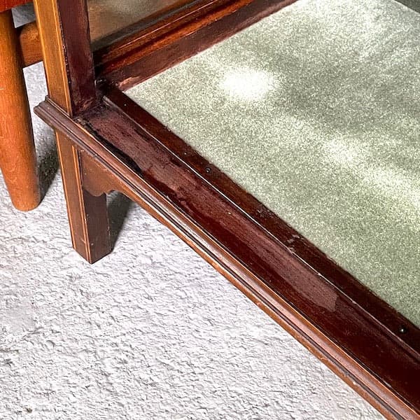 関西限定　送料別　アンティーク　キュリオケース　飾り棚　イギリス