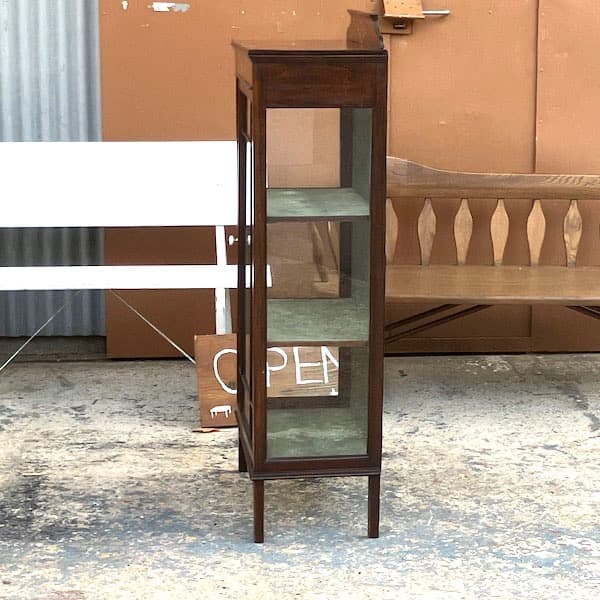 関西限定　送料別　アンティーク　キュリオケース　飾り棚　イギリス