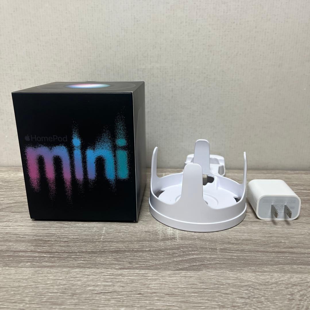 美品 Apple Pod mini スペースグレー 壁掛けホルダー付き