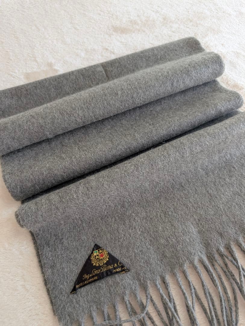 Loro Piana ロロピアーナ カシミヤ100% マフラー グレー