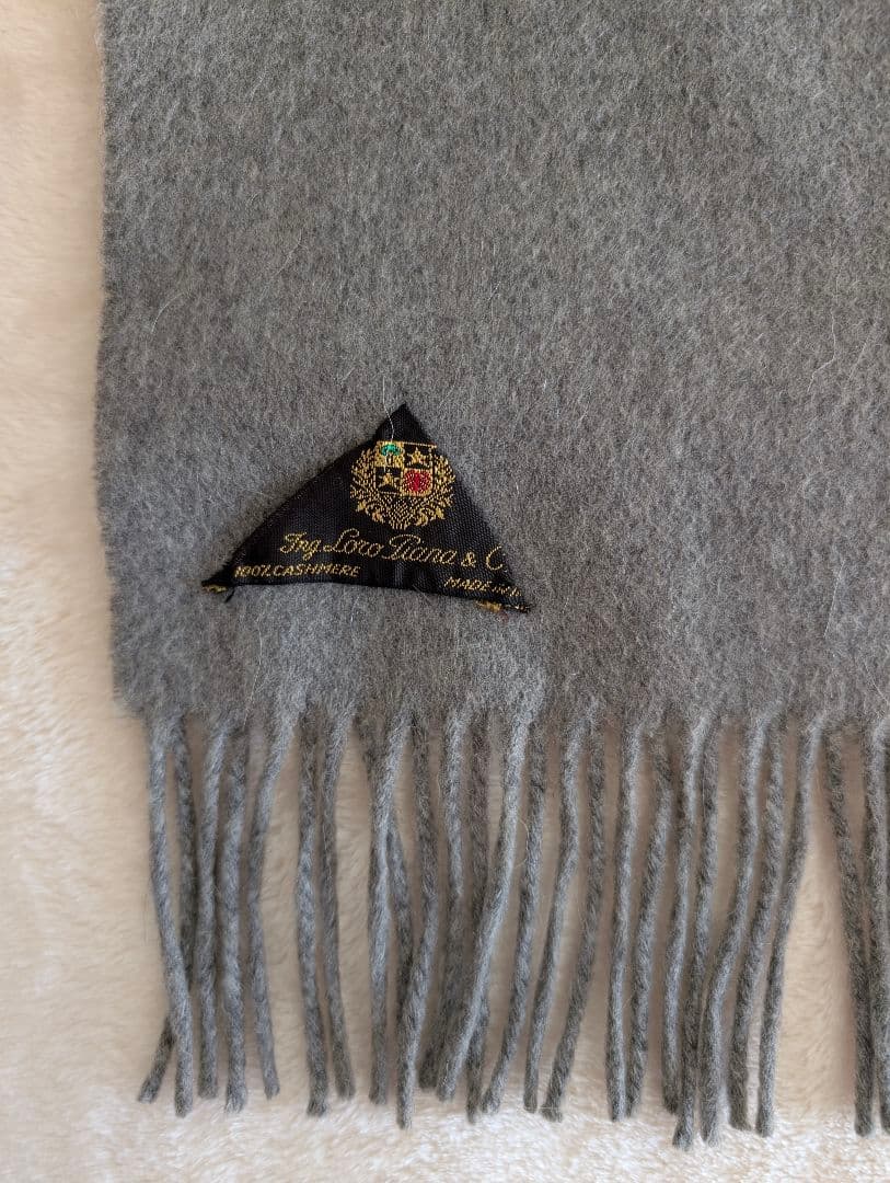 Loro Piana ロロピアーナ カシミヤ100% マフラー グレー