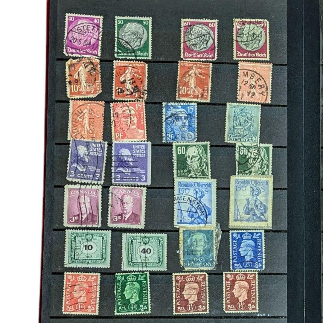 ✨希少✨切手アルバム 海外、未使用多数有 ヴィンテージ アンティーク
