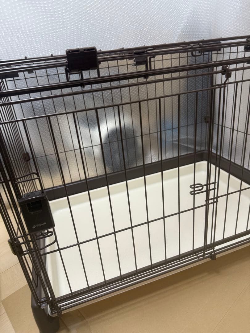 【値下げ不可】もっとお掃除簡単ペットサークル 屋根付き　90-60 リッチェル