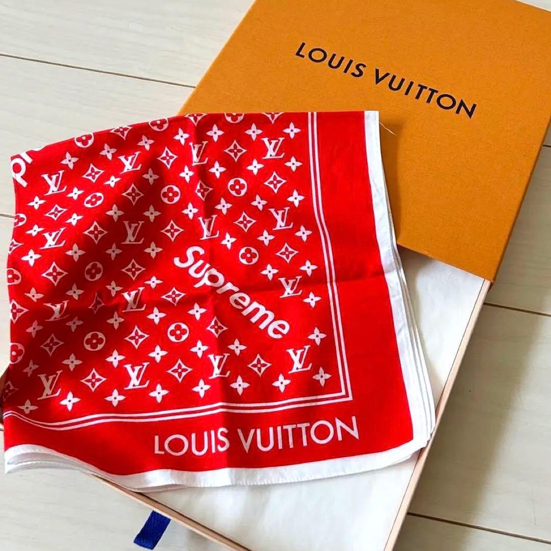 LOUIS VUITTON ルイヴィトン シュプリーム supreme バンダナ