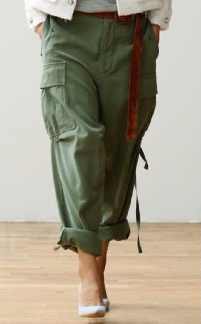 MADISONBLUE カーゴパンツ オリーブグリーン サイズ01