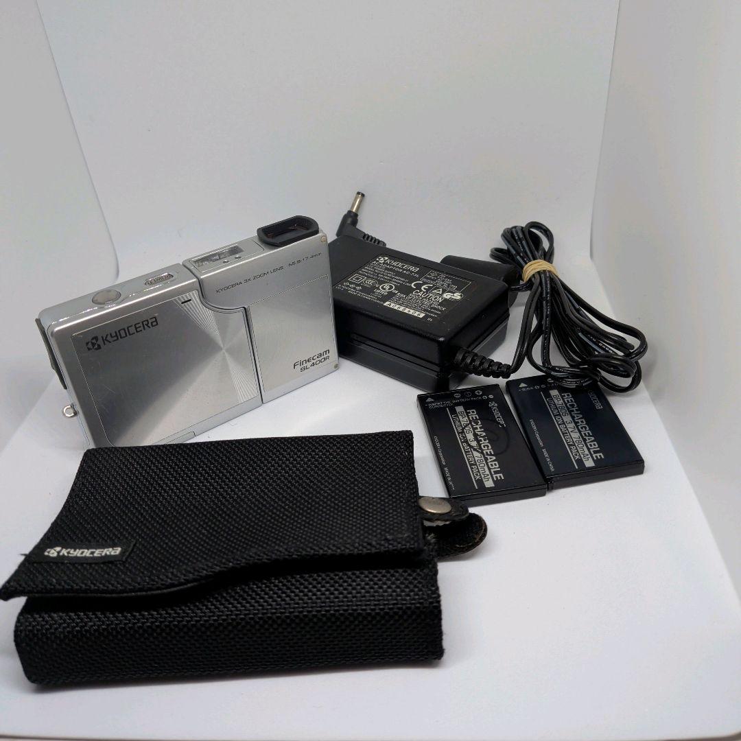 【動作品】KYOCERA Finecam SL400R コンパクトデジタルカメラ