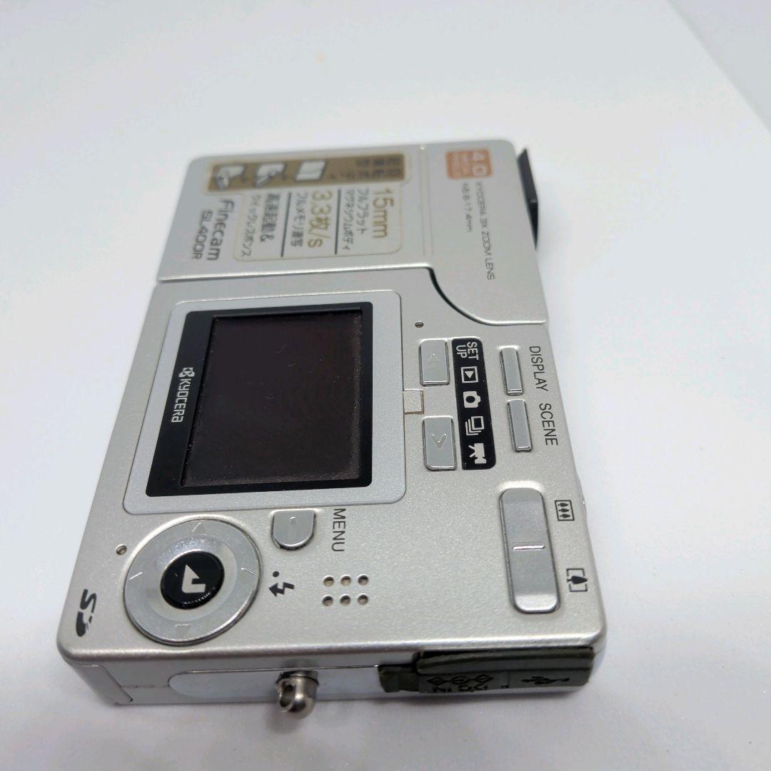 【動作品】KYOCERA Finecam SL400R コンパクトデジタルカメラ