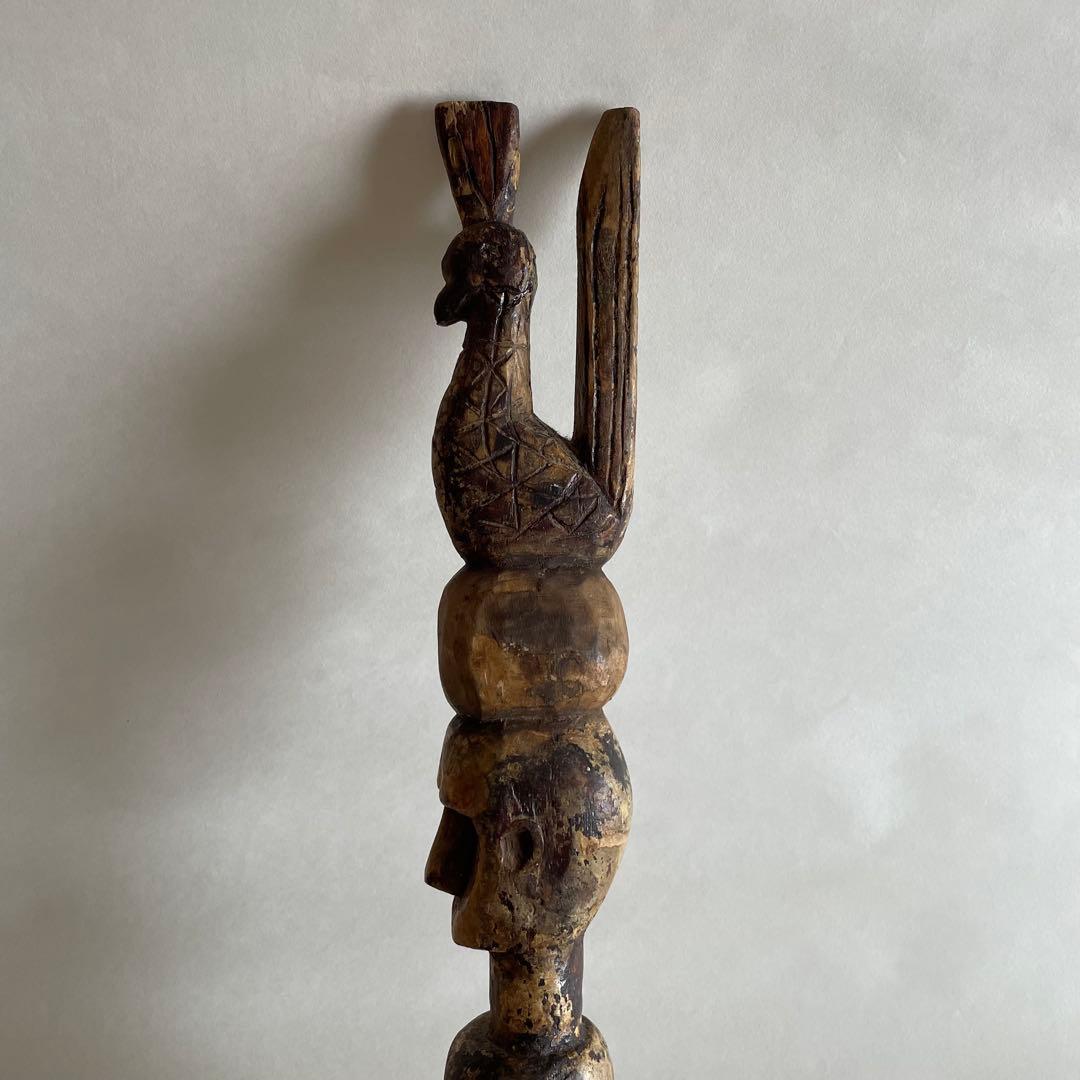 インドネシア　ティモール　木製彫刻　1970年代頃