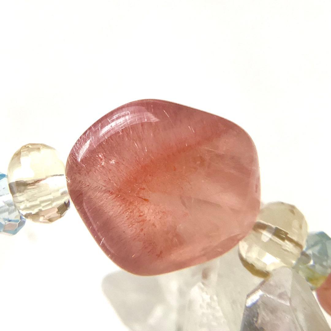 小唄 ★ブレスレット ストロベリークォーツ ♪ 353