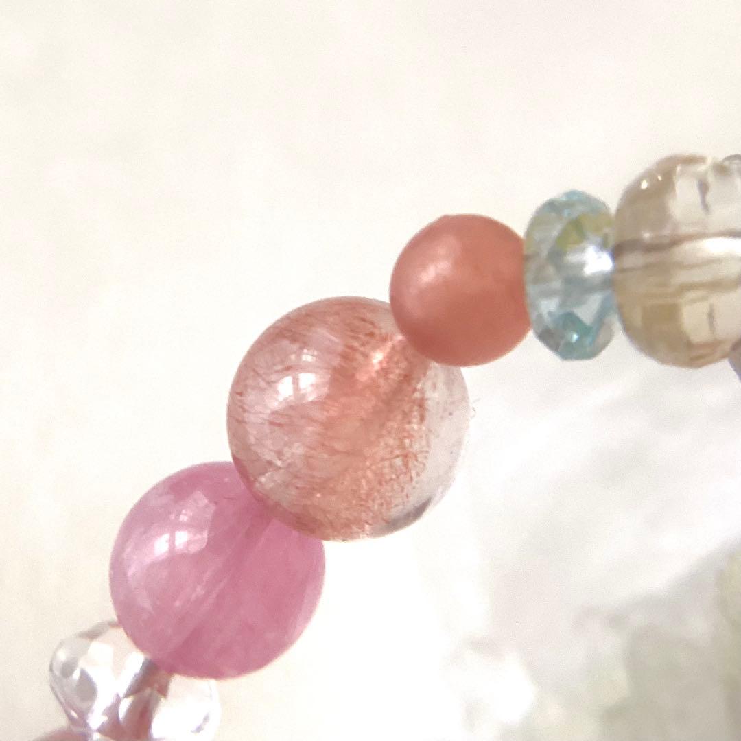 小唄 ★ブレスレット ストロベリークォーツ ♪ 353
