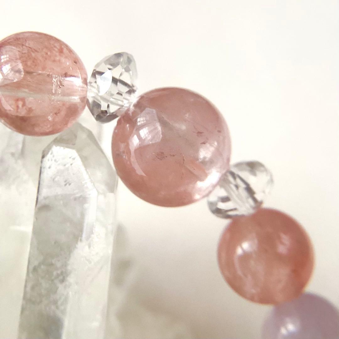 小唄 ★ブレスレット ストロベリークォーツ ♪ 353