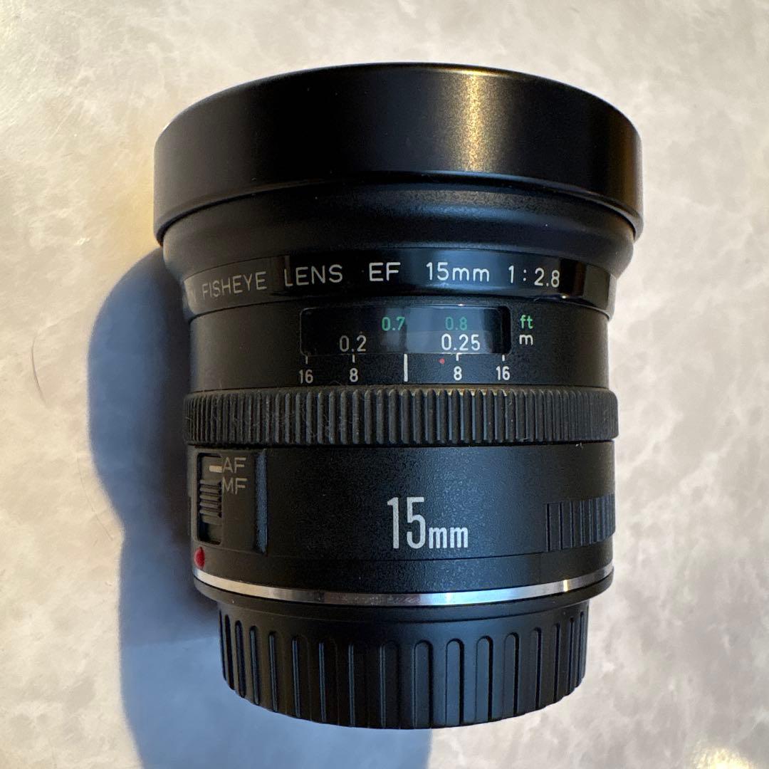 Canon EFレンズ EF15mm F2.8 fisheye フィッシュアイ