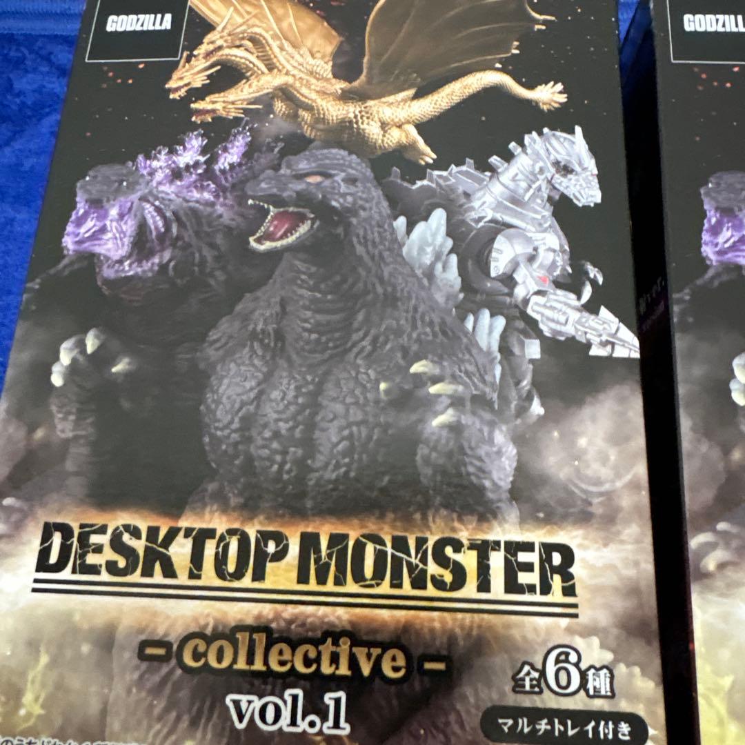 DESKTOP MONSTER collective 2種 ゴジラ フィギュア