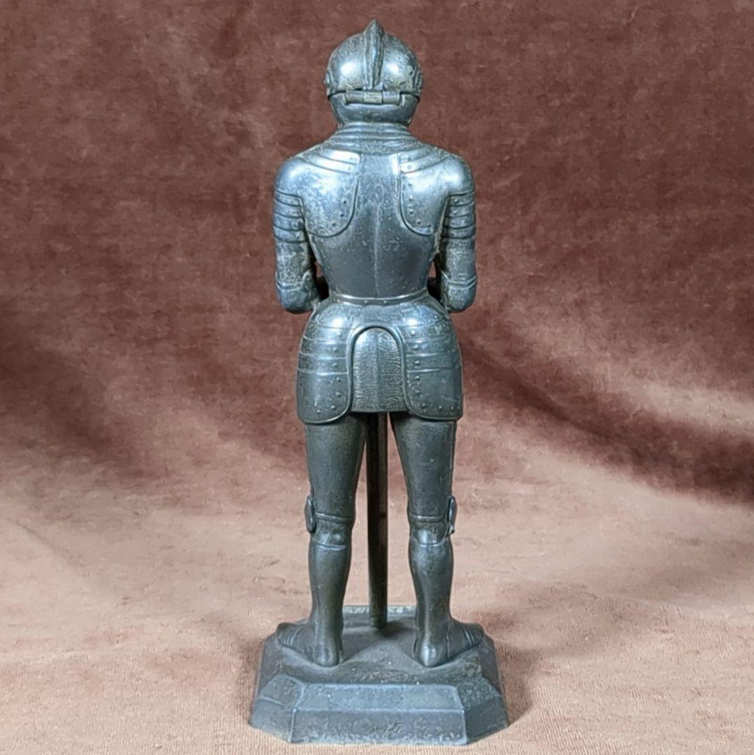 西洋騎士 スタチュー オイルマッチ（？）アンティーク雑貨