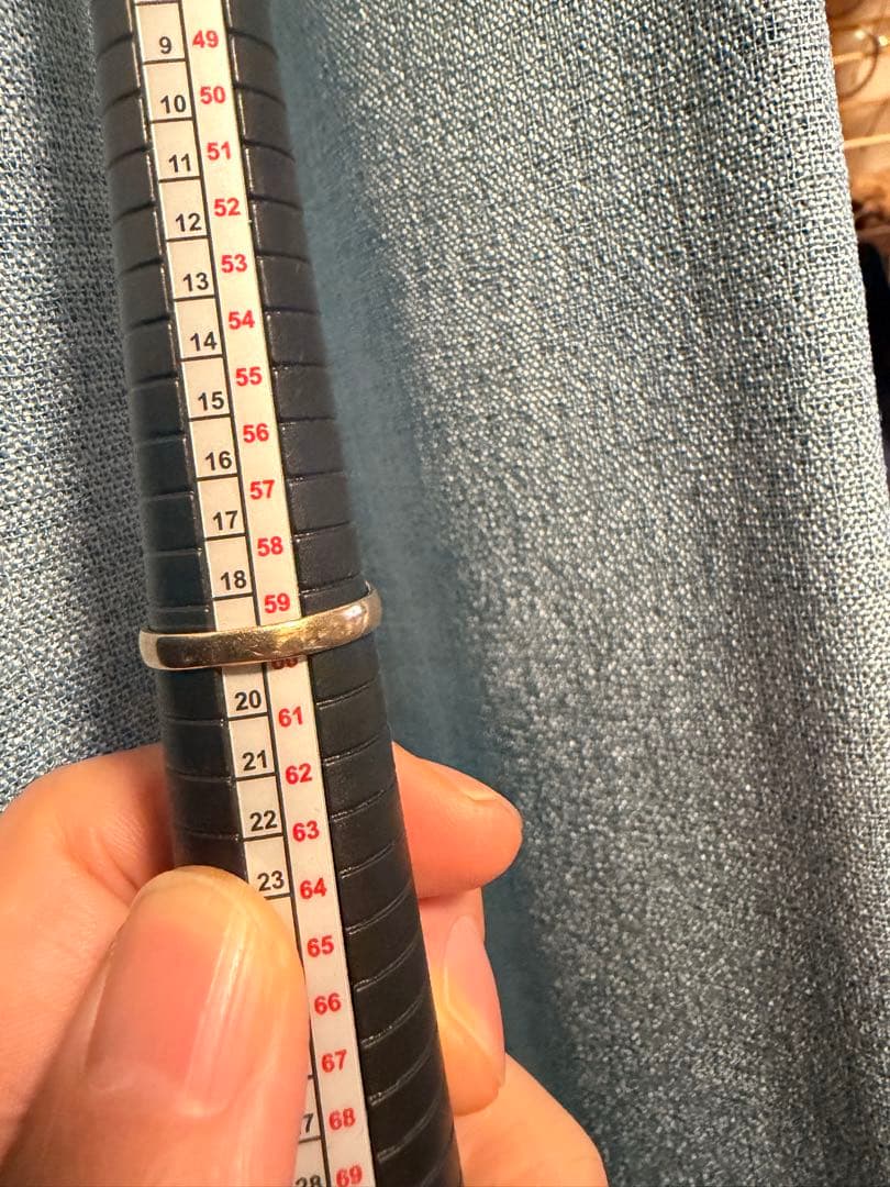 明日削除値上再出品します！ k9 シグネット リング 印台 約19号 約3.3g