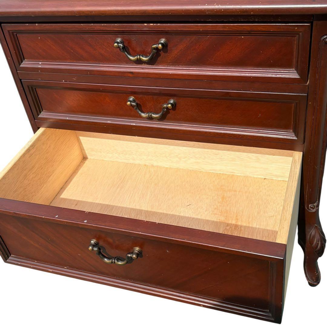 『Sri Tokai』 東海家具　3段　チェスト　猫脚　ロココ調　アンティーク