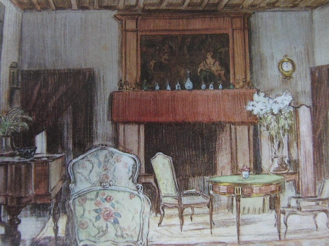 藤田嗣治、【Salon du chateau de Marzac】