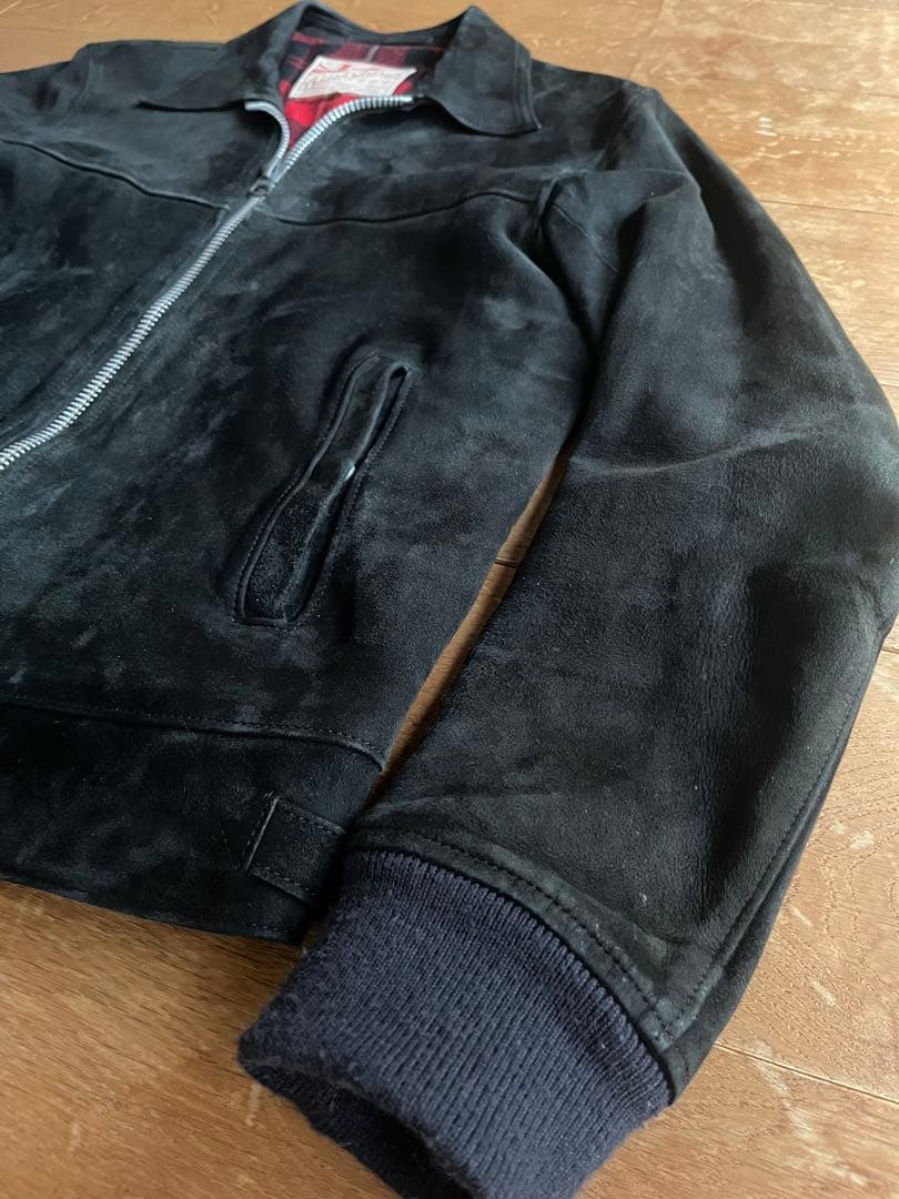 アディクトクローズ★最初期スエードレザーリブジャケット★ルイスレザー