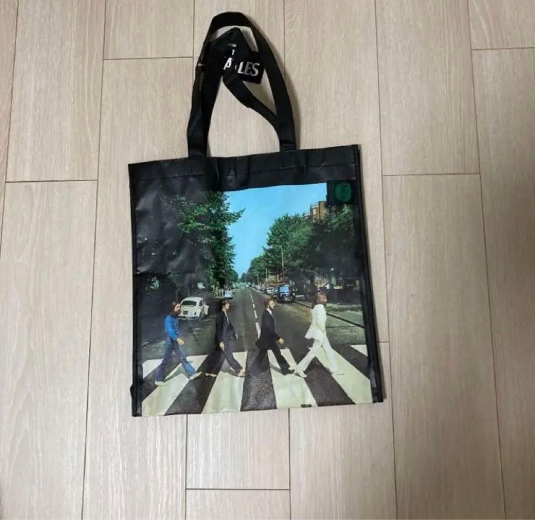 希少新品ザビートルズTHEBEATLSABBEYROADトートエコバッグブラック