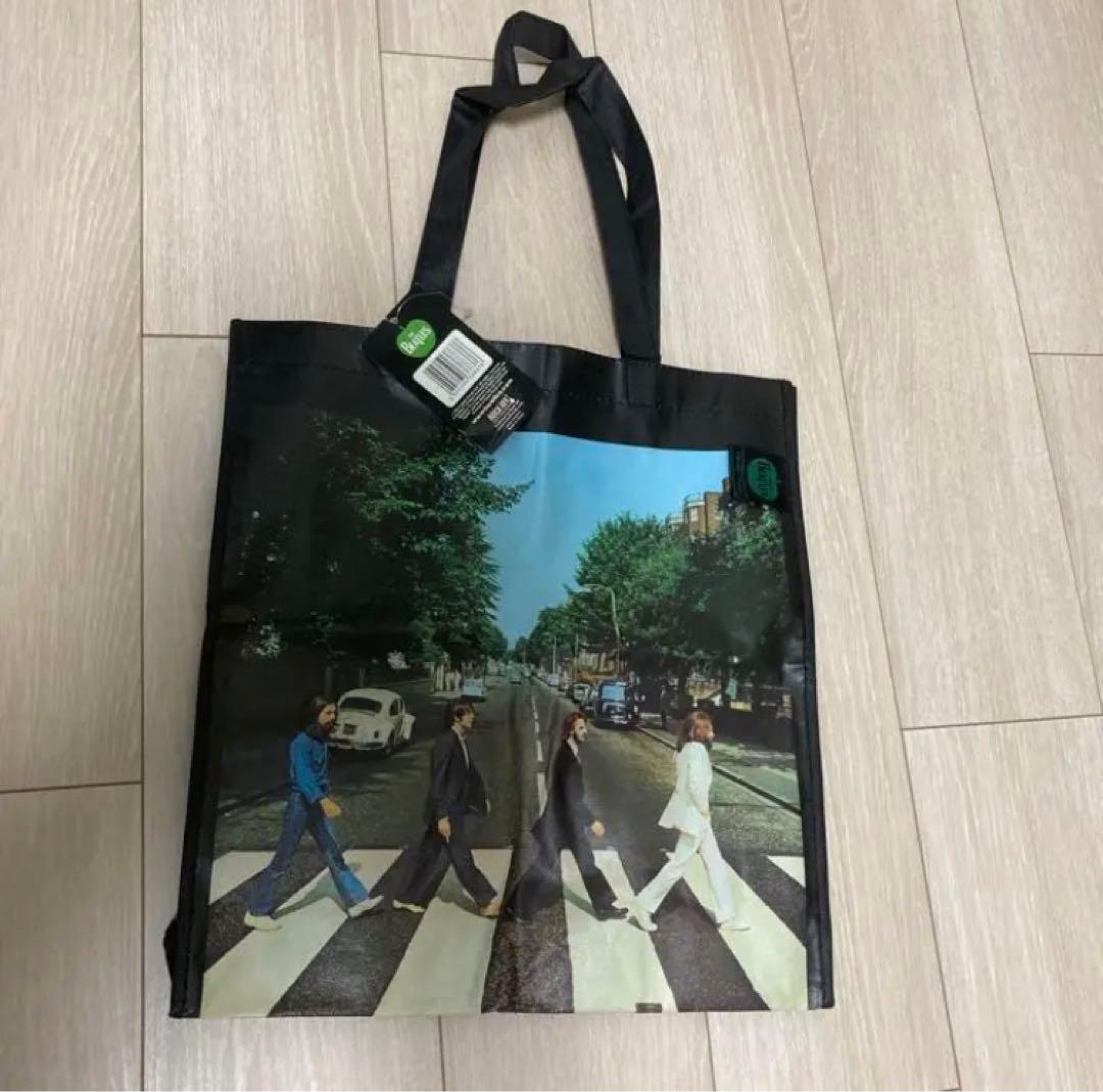 希少新品ザビートルズTHEBEATLSABBEYROADトートエコバッグブラック