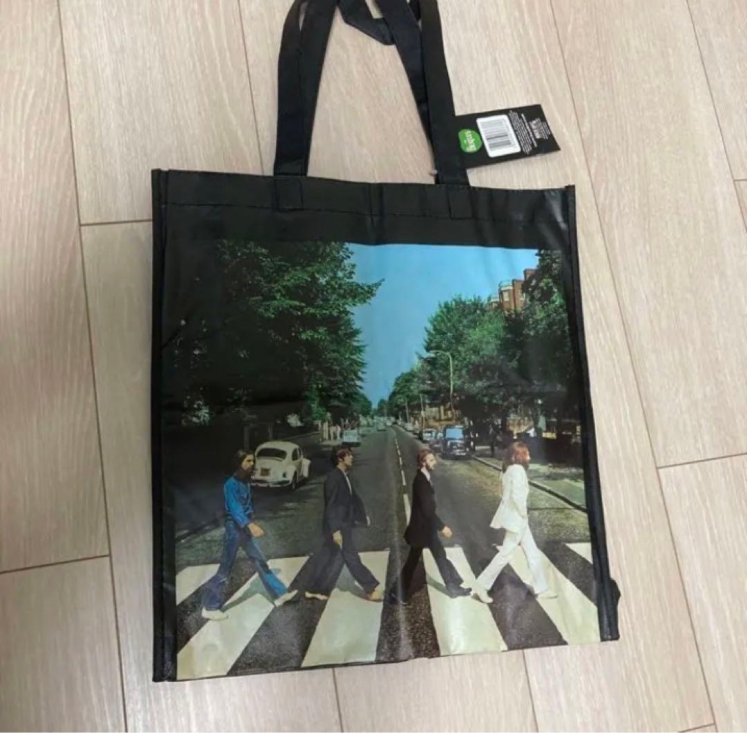 希少新品ザビートルズTHEBEATLSABBEYROADトートエコバッグブラック