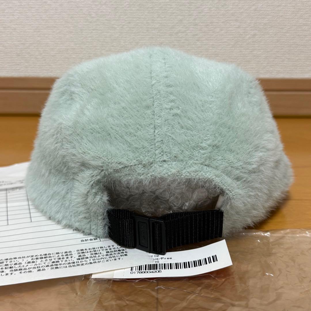 新品 Supreme Faux Fur Camp Cap ライトブルー 19aw