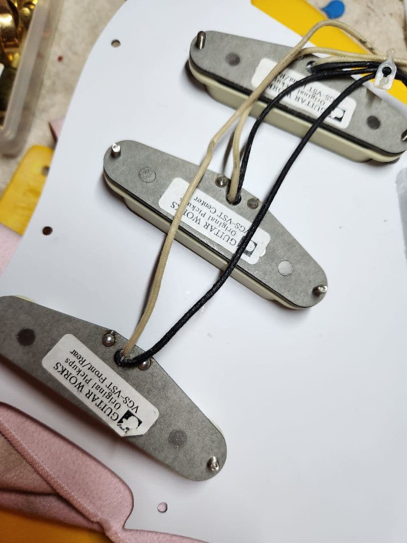 ラッカー塗装 ストラト コンポーネント ギター