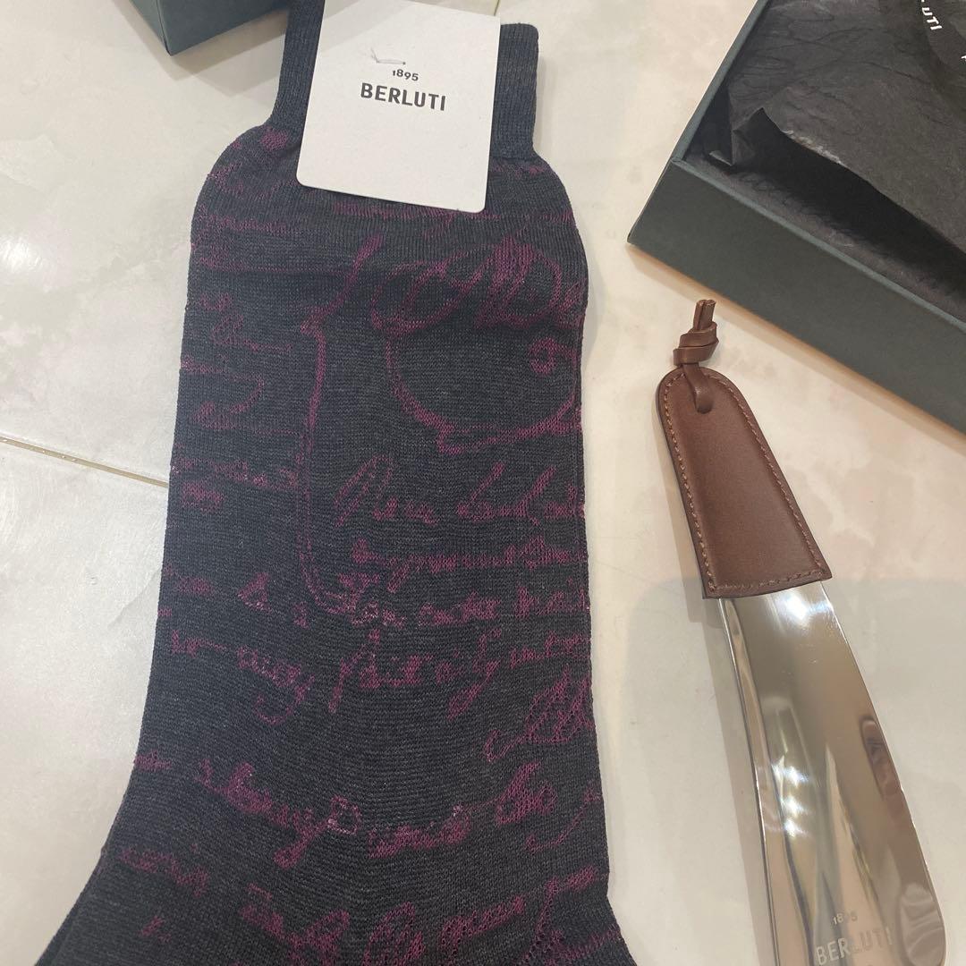 BERLUTI ベルルッティ靴べらと靴下セット