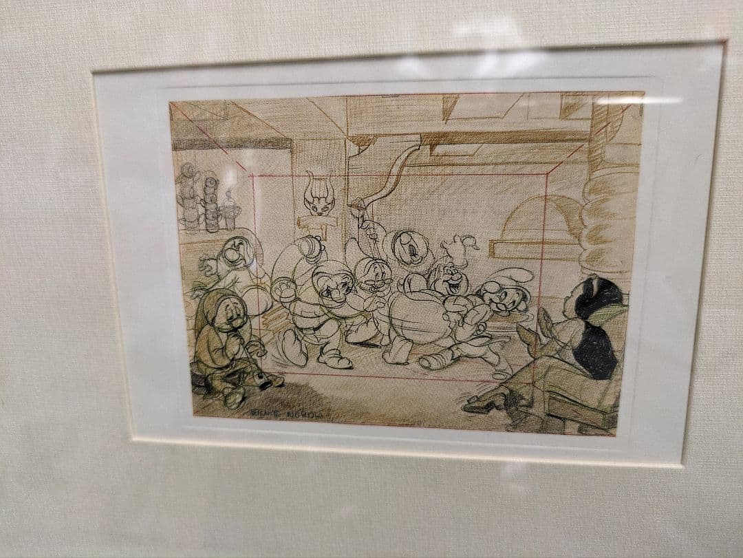 ビンテージ ロビーカード ディズニー 白雪姫 ポスター 1937 復刻 レトロ