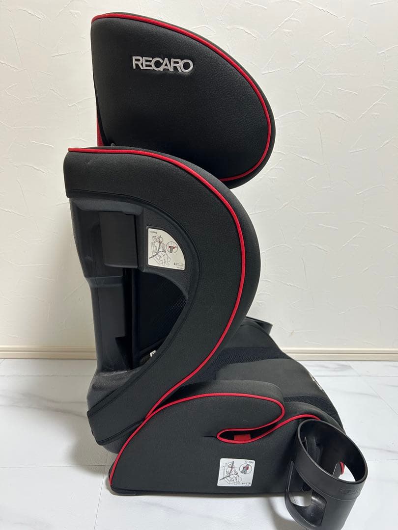 美品❗️RECARO レカロ　J3 ジュニアシート　レッドブラック
