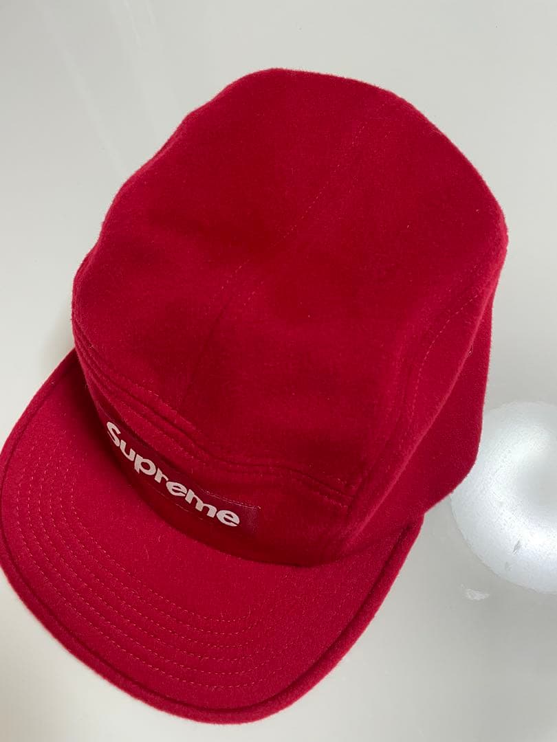 supreme wool camp cap red 赤　キャップ