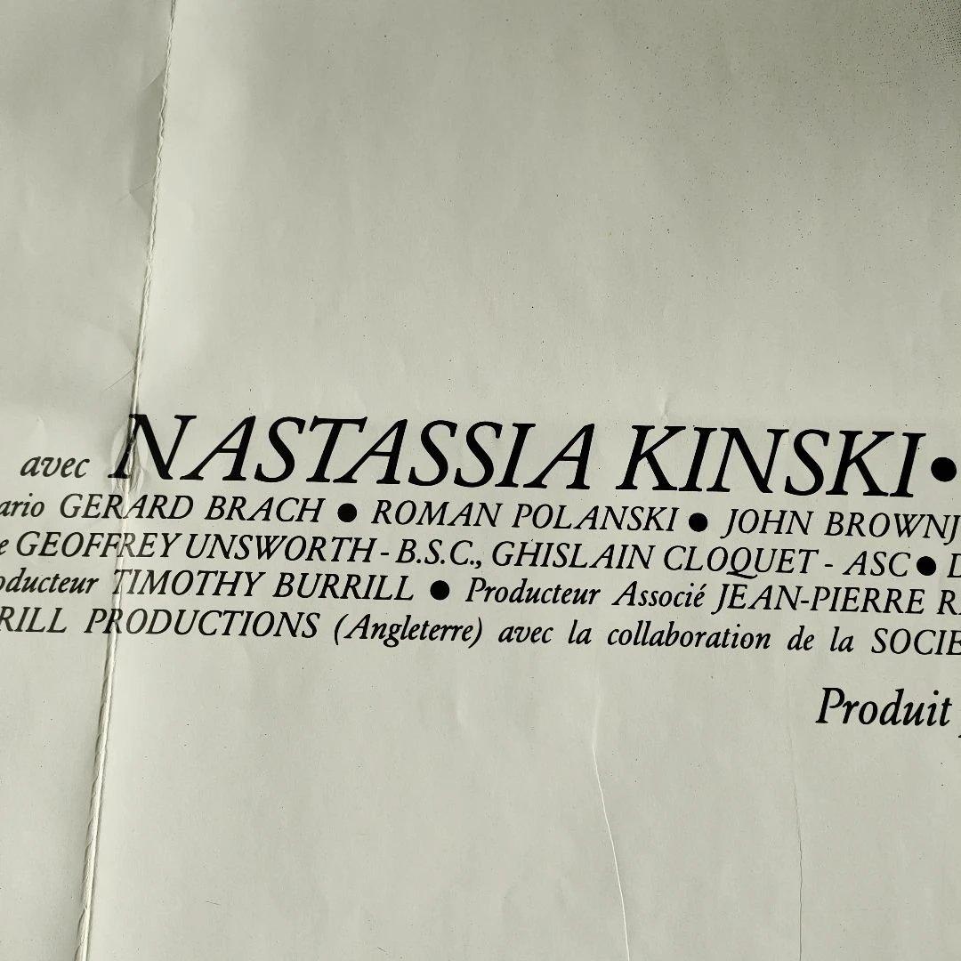 映画『テス』本国フランス版メトロサイズオリジナルポスター　フェラッシのデザイン