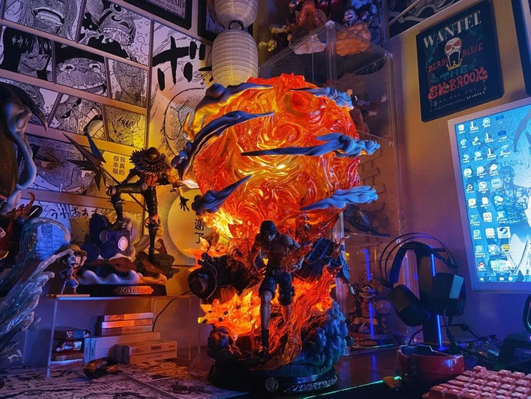 ONE PIECE ポートガス·D·エース 1/3 彫刻フィギュア 海外限定