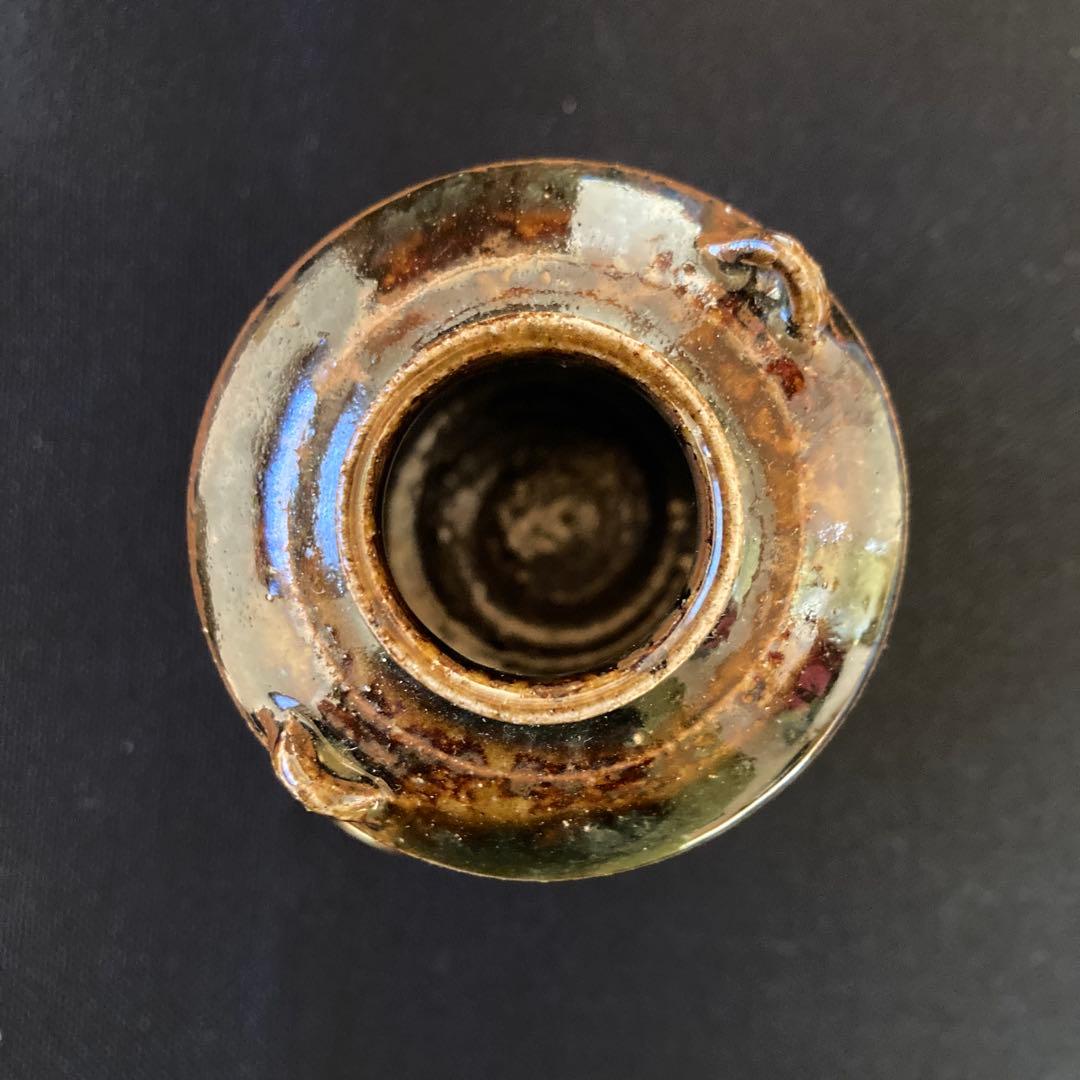 【茶道具】茶入　杉原祥公作 丹波焼　共箱