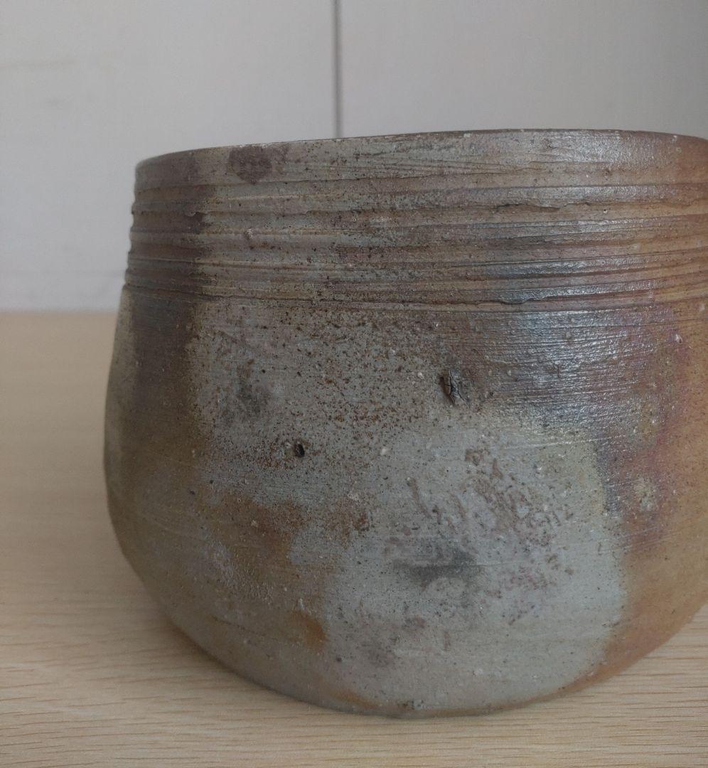 【備前名工】乗松俊行　建水　茶道具　生花　窯変　茶碗　金重陶陽　山本陶秀　藤原啓