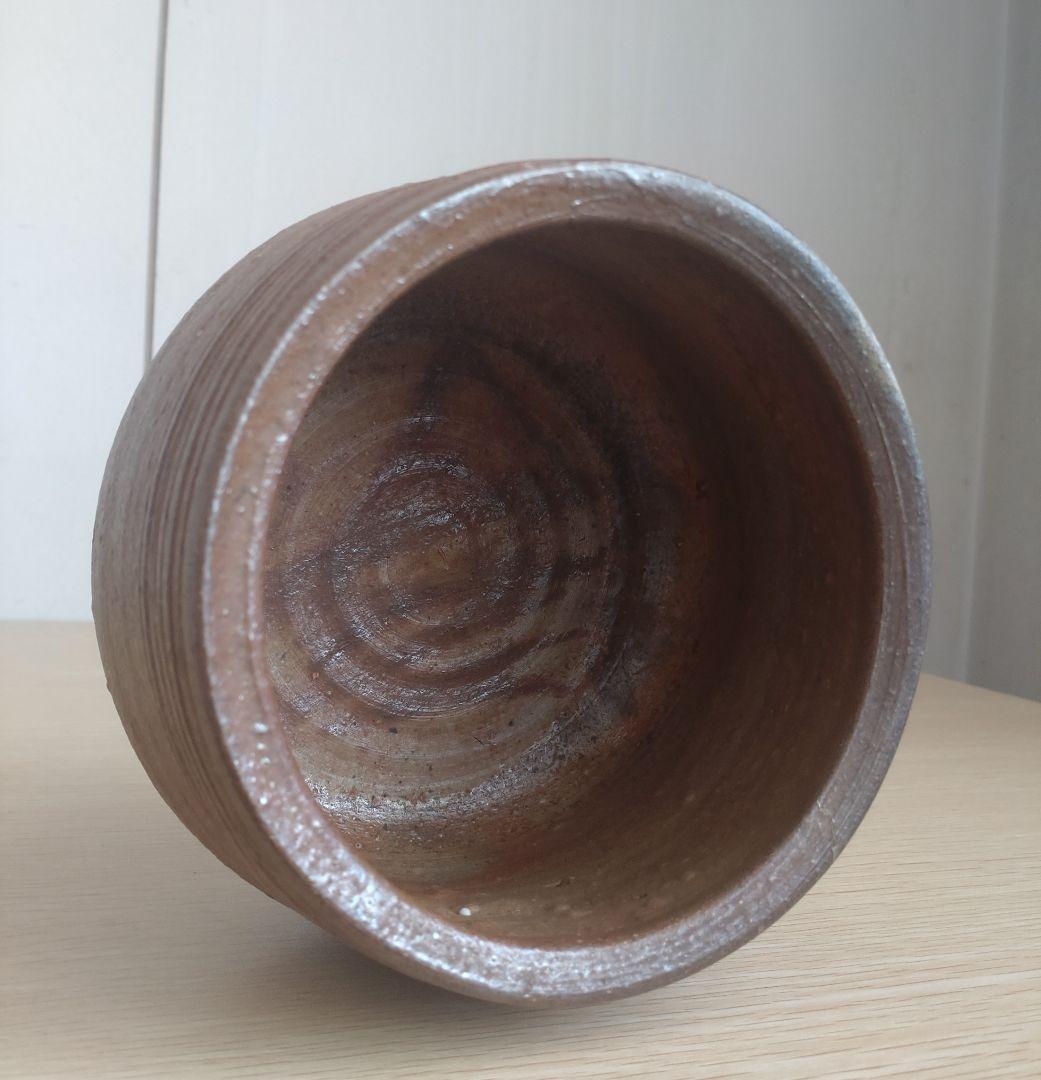 【備前名工】乗松俊行　建水　茶道具　生花　窯変　茶碗　金重陶陽　山本陶秀　藤原啓