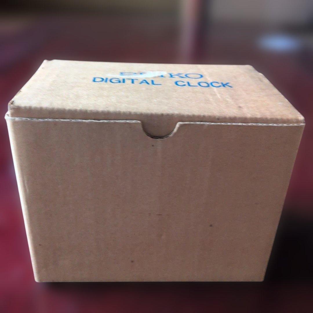 新品未使用 SEIKO 赤 置時計 昭和レトロ パタパタ時計