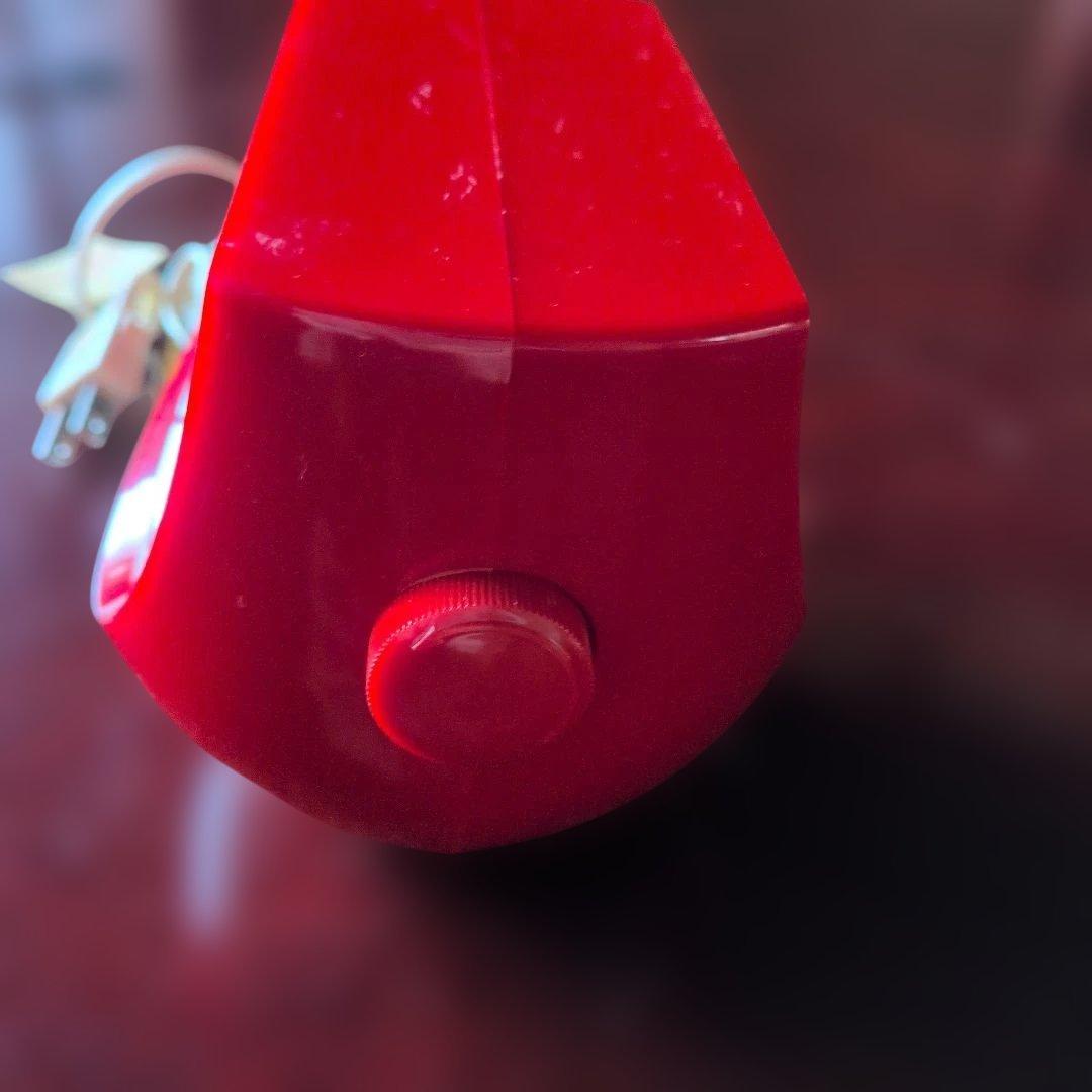 新品未使用 SEIKO 赤 置時計 昭和レトロ パタパタ時計