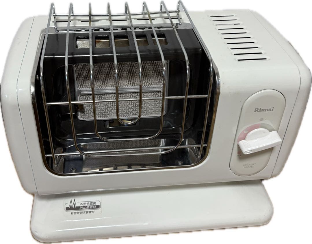 リンナイ ストーブ ホワイト コンパクト　LPガス用