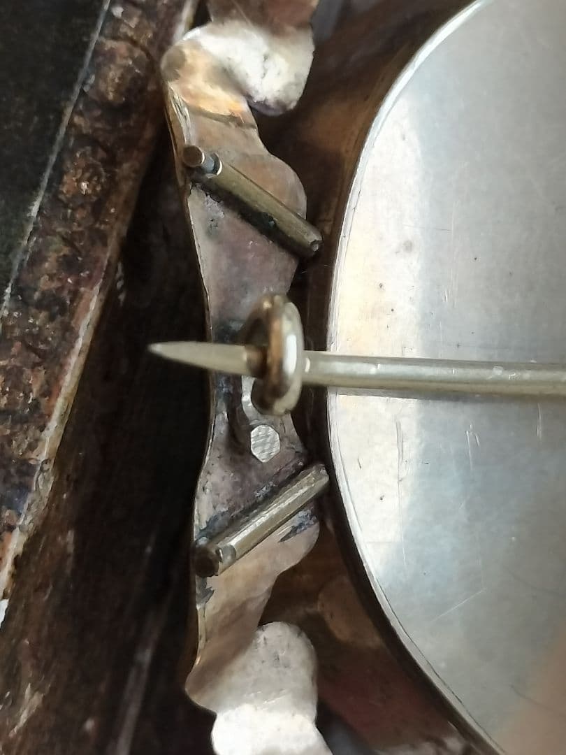 アンティーク モーニングジュエリー ブローチ 遺髪 訳あり