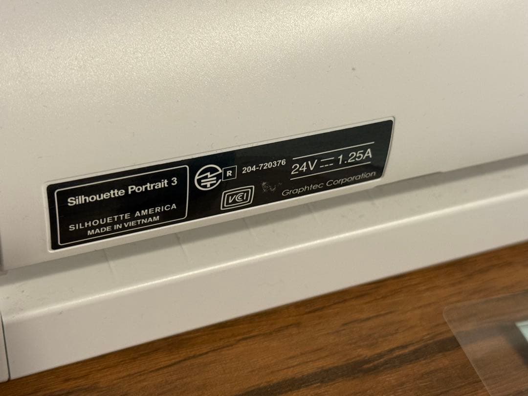 シルエットportrait 3 カッティングマシン