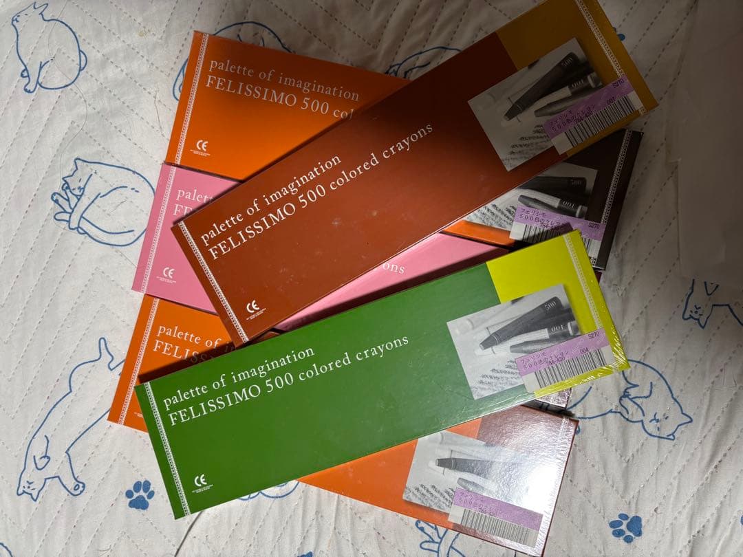 FELISSIMO 500色クレヨンセット