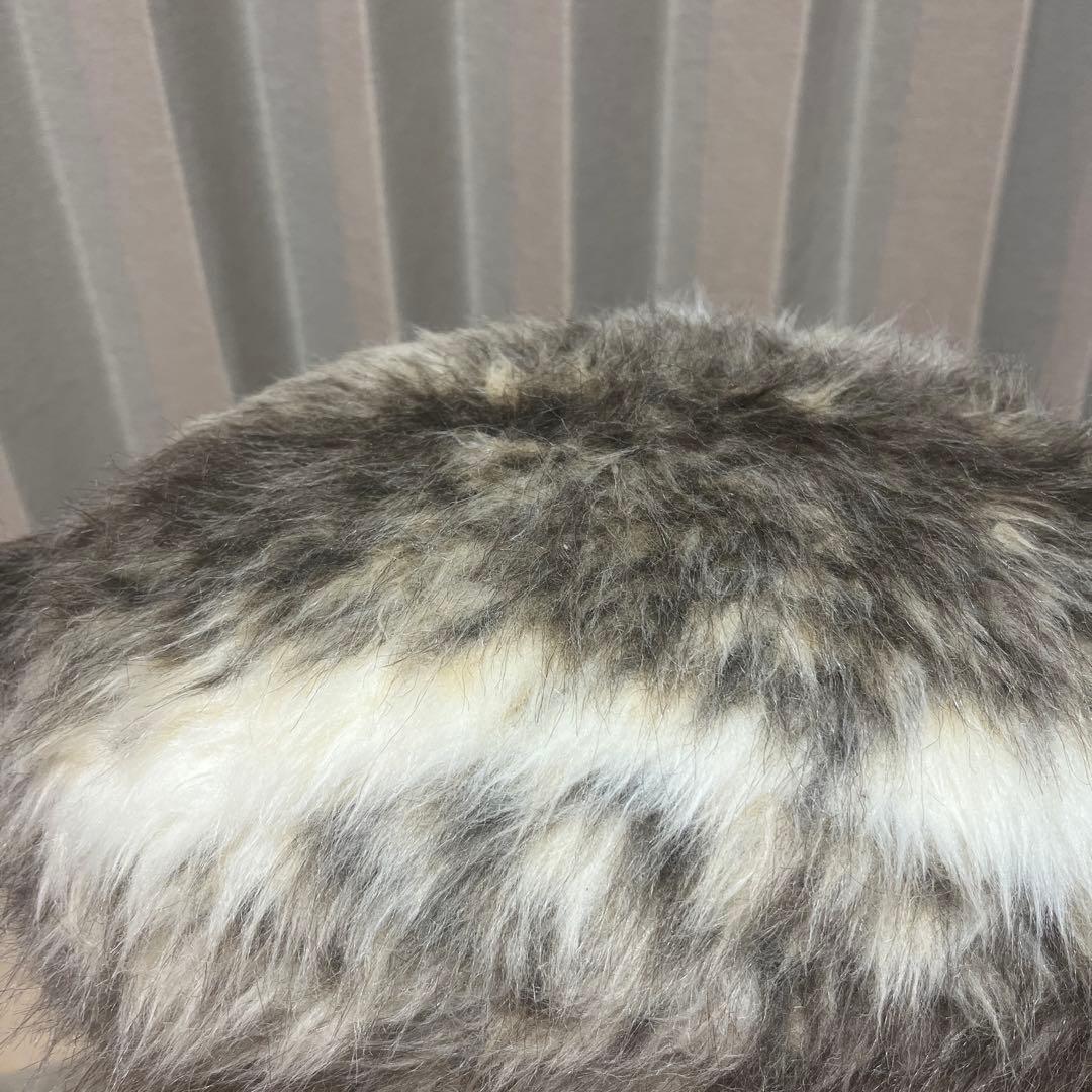 【美品】h×TAKUMI ファースツール 飛騨高山 国産家具 ムートン 椅子