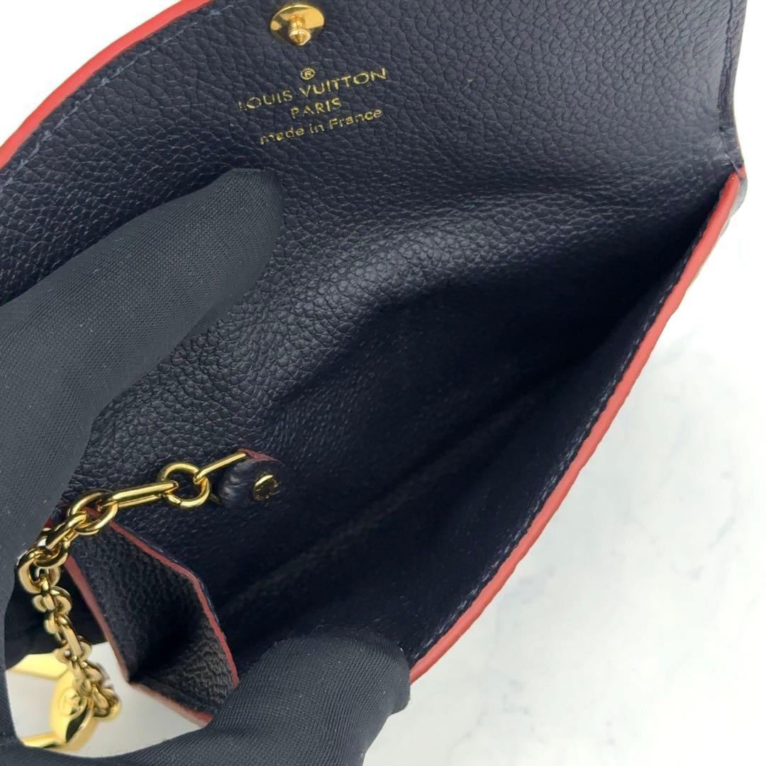 【新品級・レア】ルイヴィトン アンプラント ポシェットクレ マリーヌルージュ