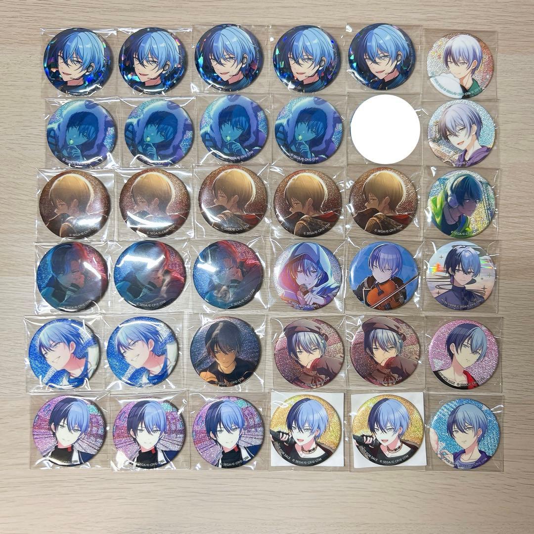 青柳冬弥 プロセカ グリッター缶バッジ ホログラム缶バッジ 特典