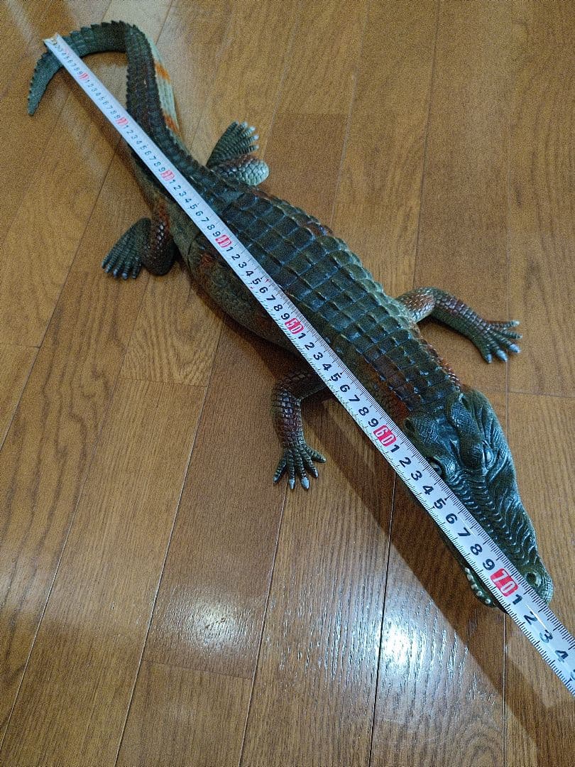 リアル！ワニフィギュア　アリゲーター　わに　クロコダイル　フィギュア　置物