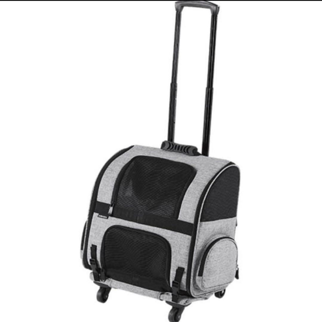 【美品】AIRBUGGY FITT ペットキャリー グレー