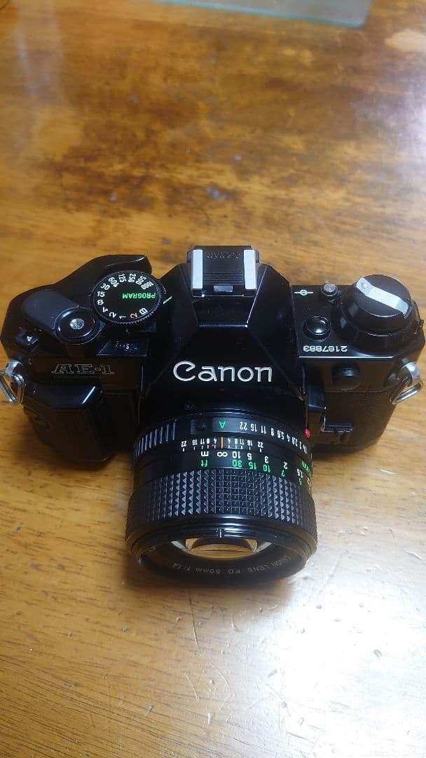 Canon AE-1 PROGRAM BLACK newFD 50㎜ f1.4