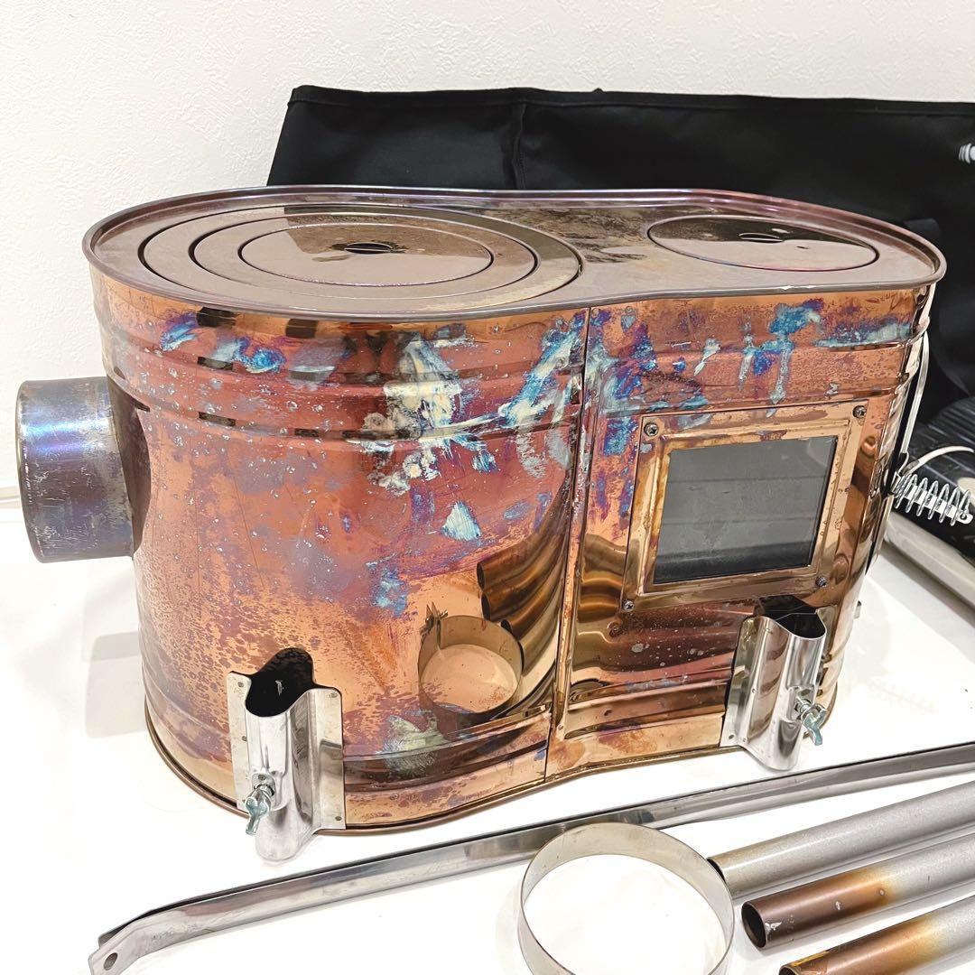 ホンマ製作所 薪ストーブ APSー48DX ステンレス 収納ケース付